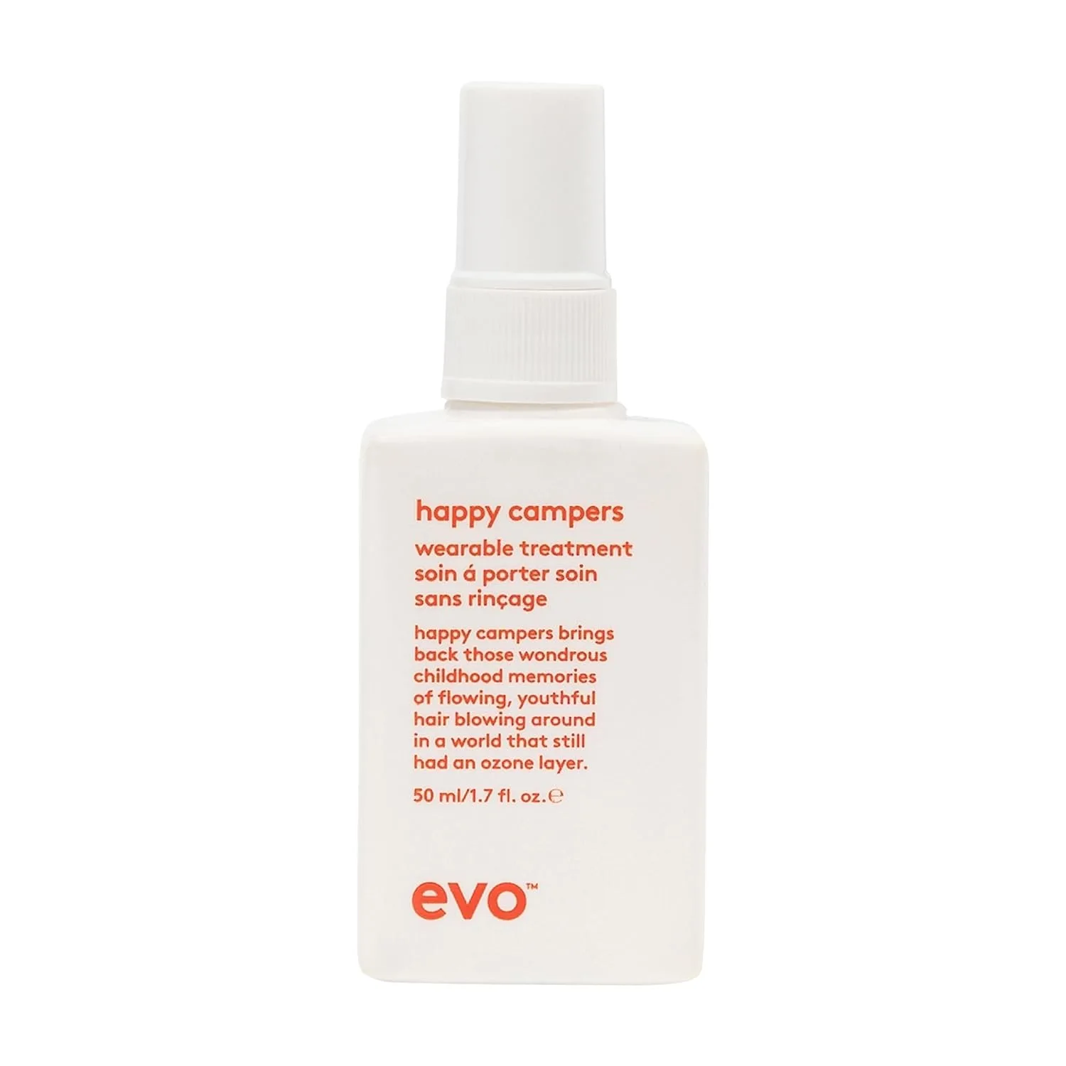 evo Happy Campers Wearable Treatment - Ежедневное средство для укрепления и защиты волос - Уменьшает пушистость и обеспечивает защиту от УФ-излучения 50 мл (1 шт.)
