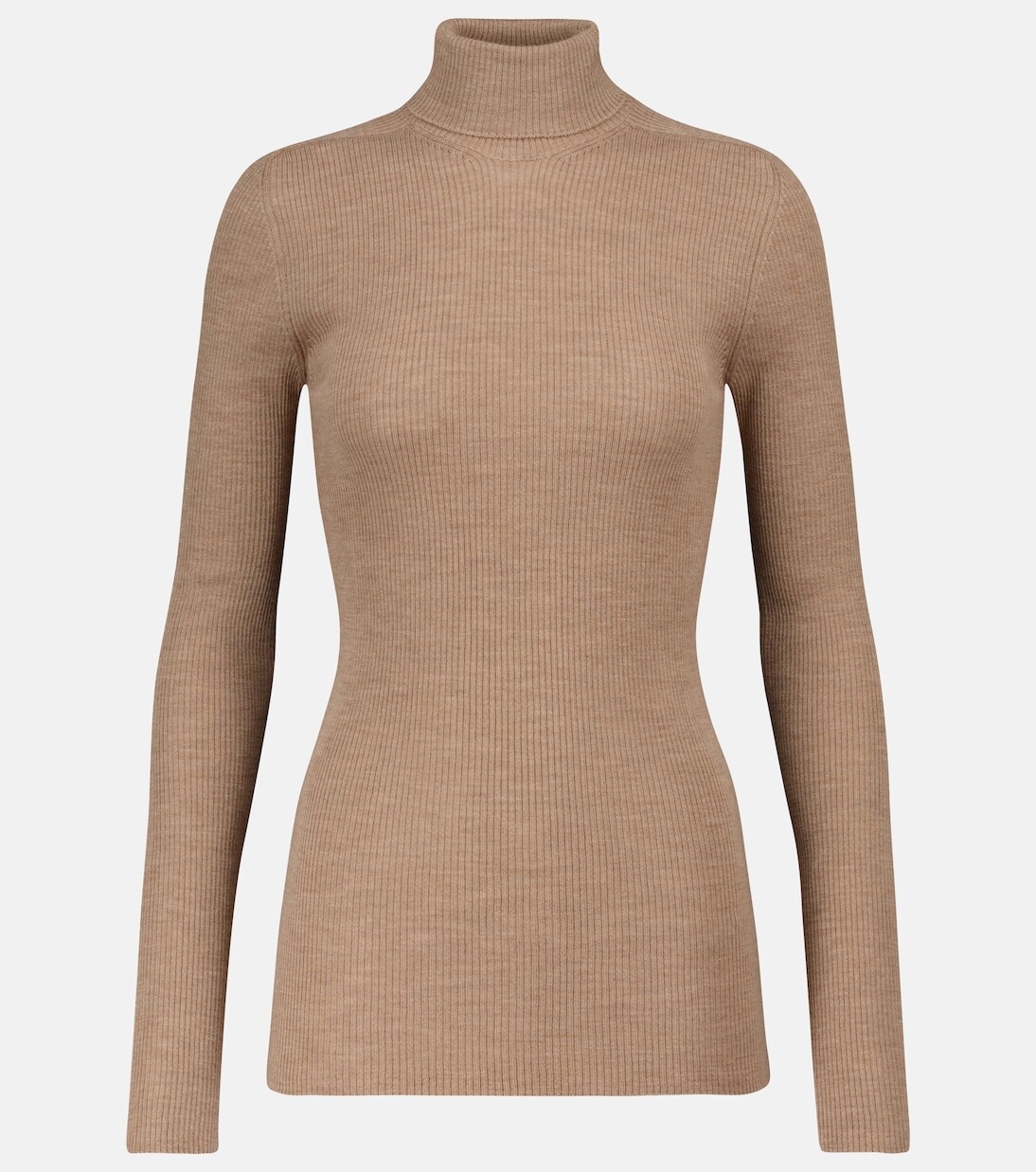 

Шерстяной свитер release 05 с высоким воротником Wardrobe.Nyc, бежевый