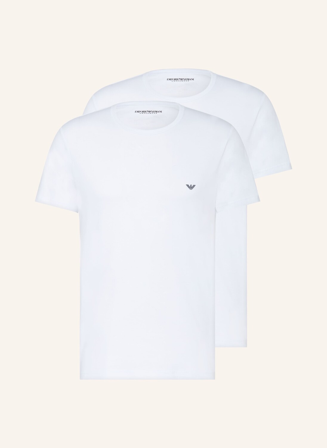 

2 пачки футболок Emporio Armani, белый