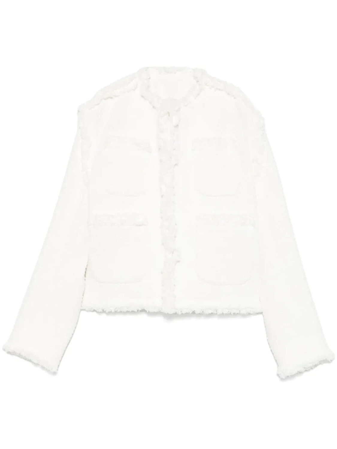 

Куртка из потертого денима sacai, белый