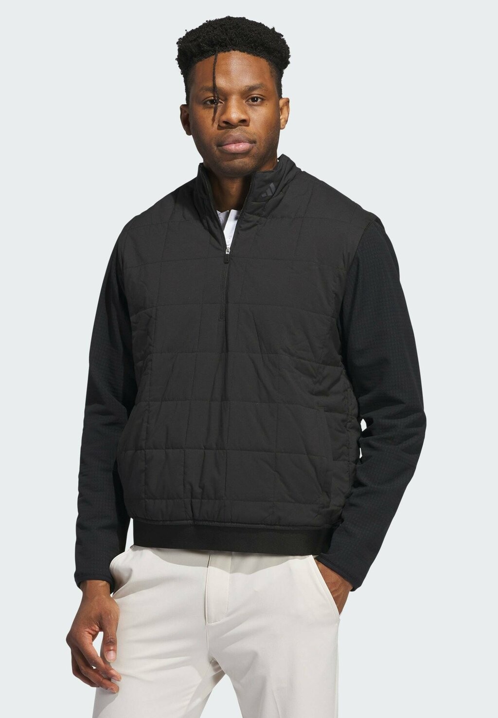 

Уличная куртка ULTIMATE QUILTED HALF ZIP adidas, черный
