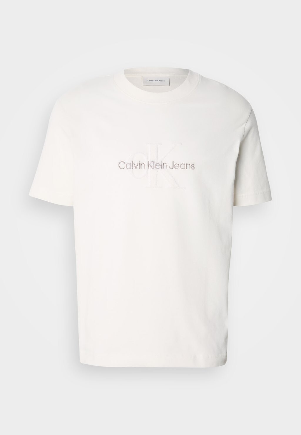 

Футболка с принтом MONOLOGO TEE Calvin Klein Jeans, кремовый