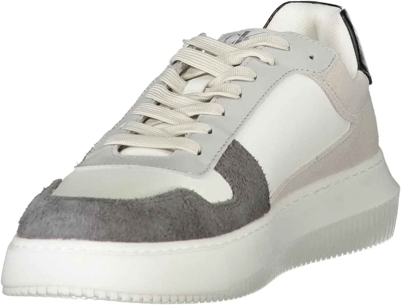 Кроссовки Calvin Klein Herren Cupsole Chunky Schuhe, White Mushroom G Palm Black — фото 3