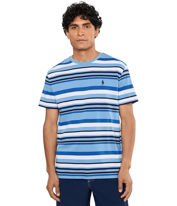 Футболка в полоску Classic Fit Polo Ralph Lauren, Bristol Blue Multi