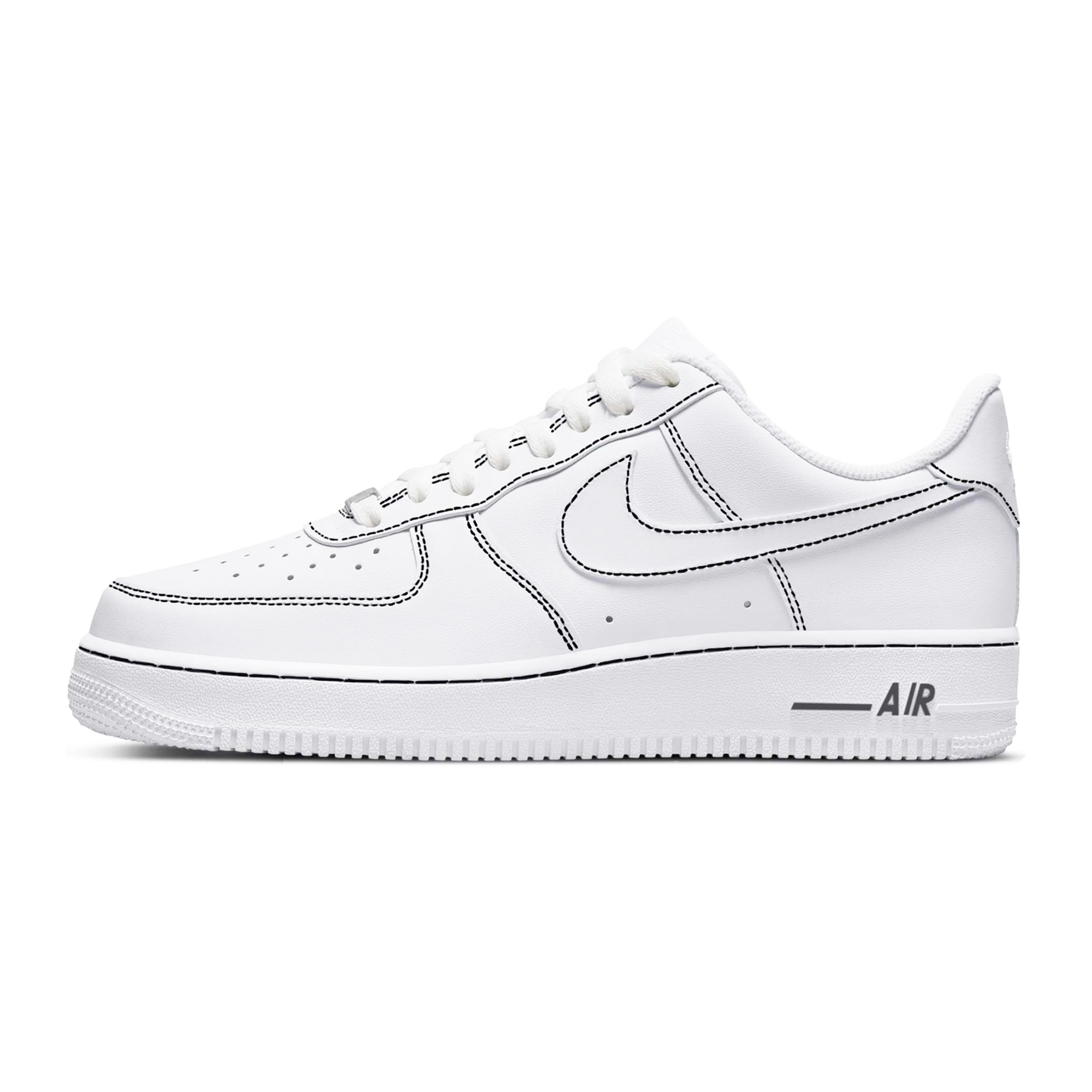 

Nike Кроссовки Air Force 1 Space Thread с низким верхом, противоскользящие, износостойкие, для скейтбординга, мужские, белые