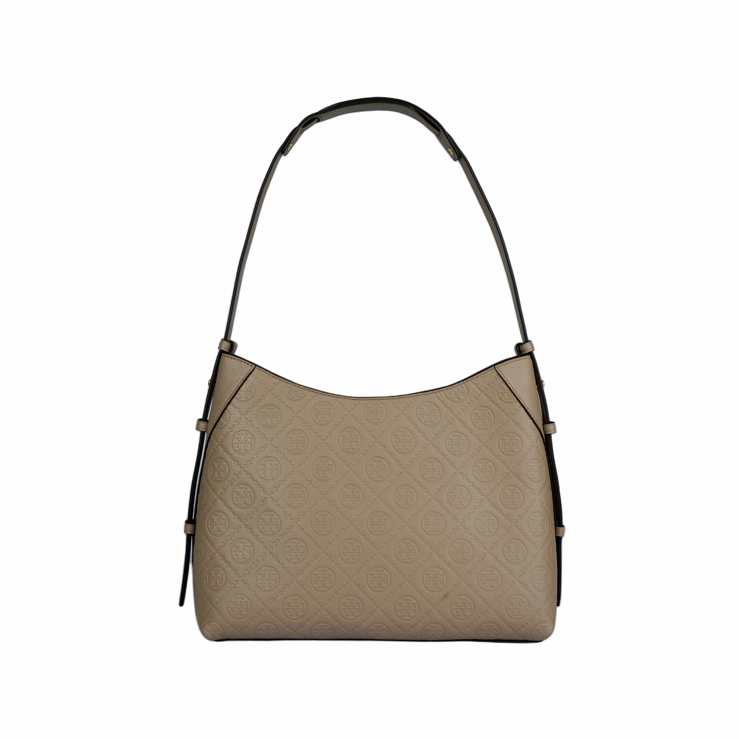 

Женская сумка-мессенджер из натуральной коровьей кожи с монограммой T, цвет «свежая глина» Tory Burch, basic set (bag+dust bag)