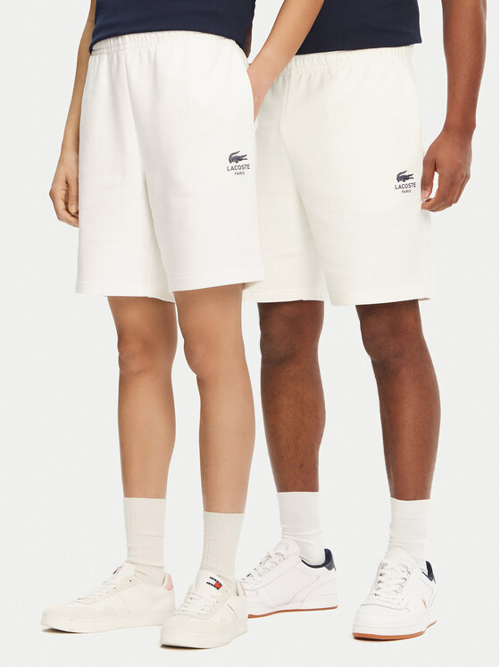 

Спортивные шорты обычного кроя Unisex GH0990 Lacoste, экрю