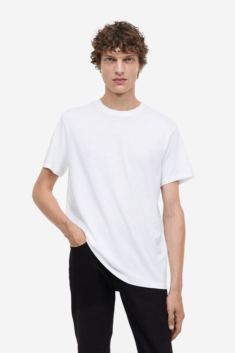 

Футболка стандартного кроя H&M, белый