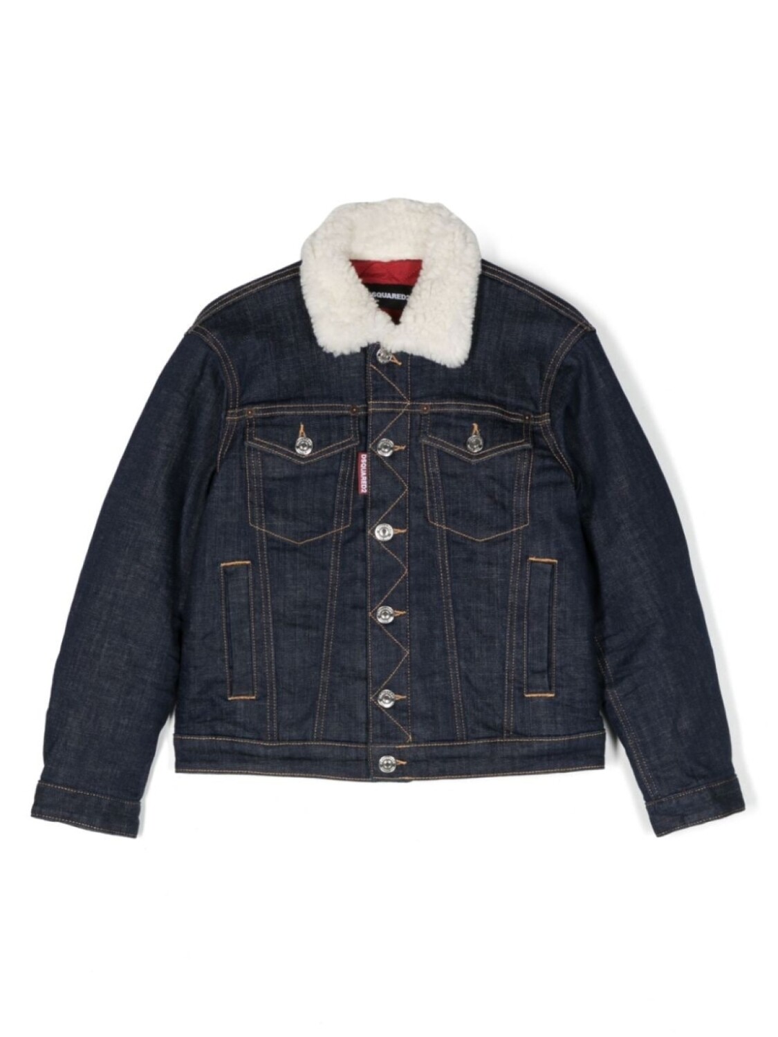 

Dsquared2 джинсовая куртка с логотипом, синий