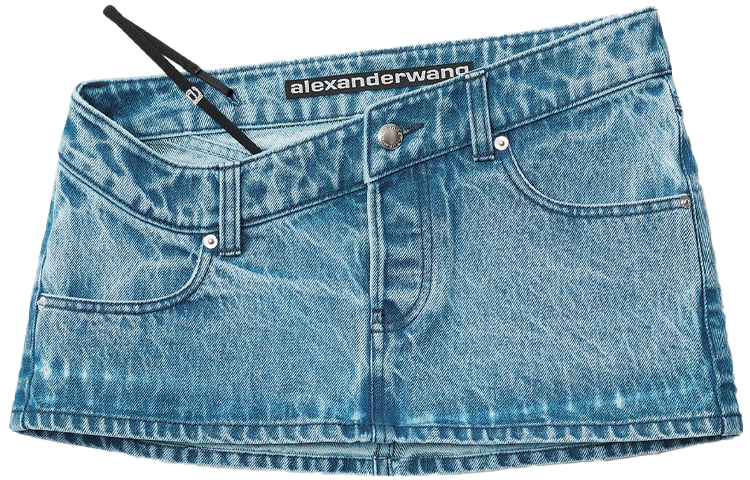 

Alexander Wang Джинсовые короткая юбка женская синего цвета