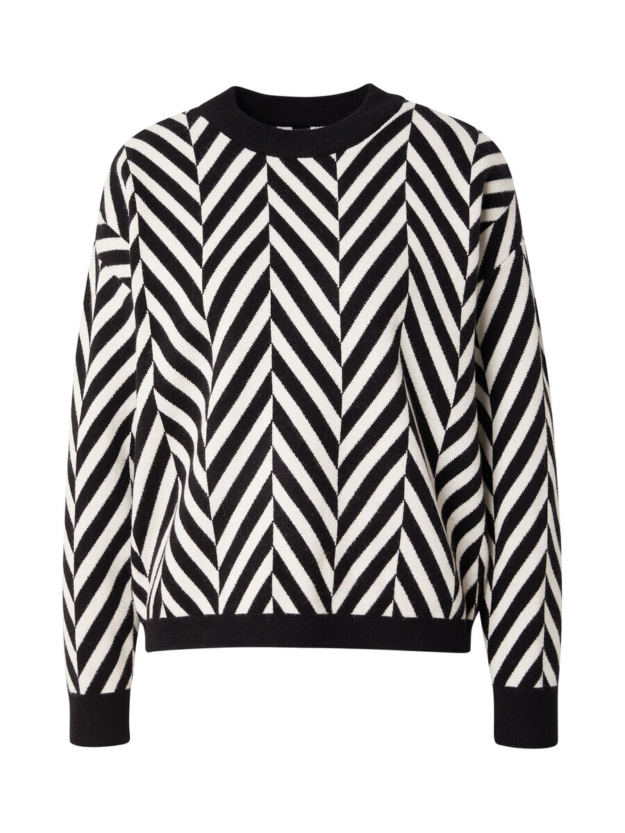 

Тонкий вязаный свитер OBJECT Sweater OBJRay, черный