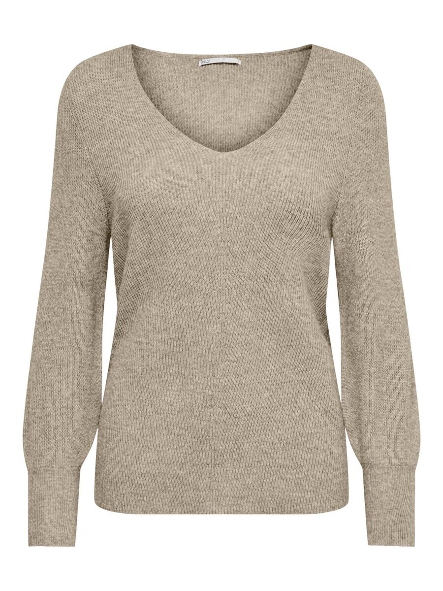 

Тонкий вязаный свитер ONLY Sweater ONLAtia, пятнистый бежевый