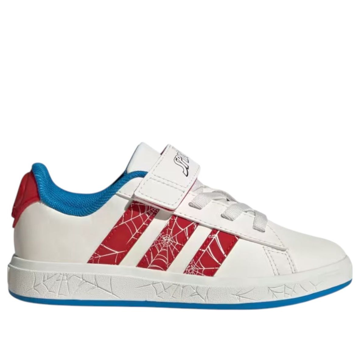 (GS) Adidas x Marvel Spider-Man Grand Court 'Cloud White Pure Ruby' — фото 2