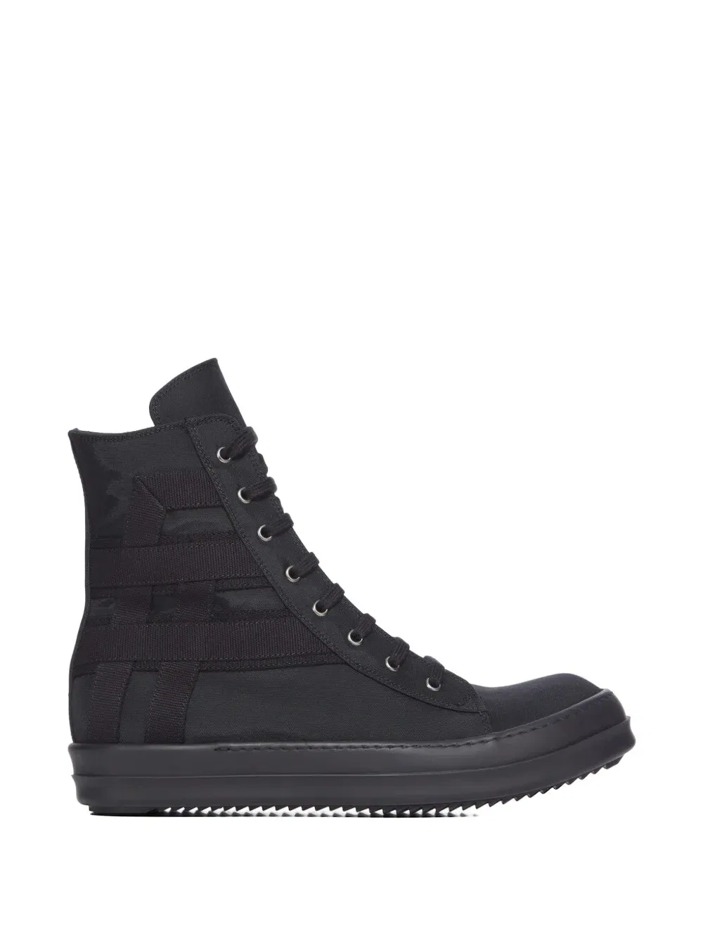 Веганские кроссовки с высокими вставками Rick Owens Drkshdw, черный