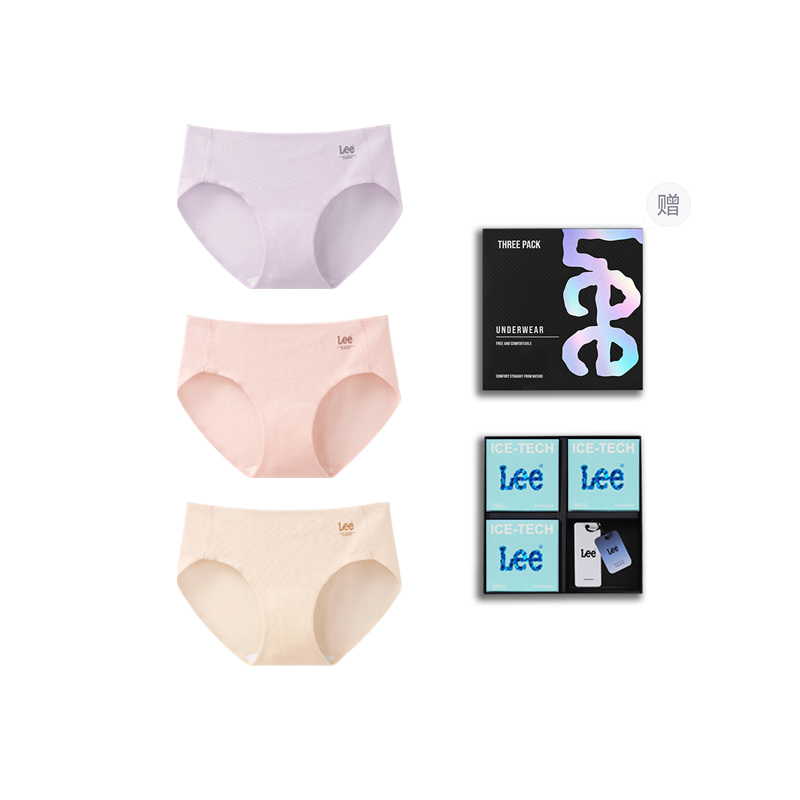 

Женские трусы набор из 3 штук в подарочной коробке Lee, фиолетовый