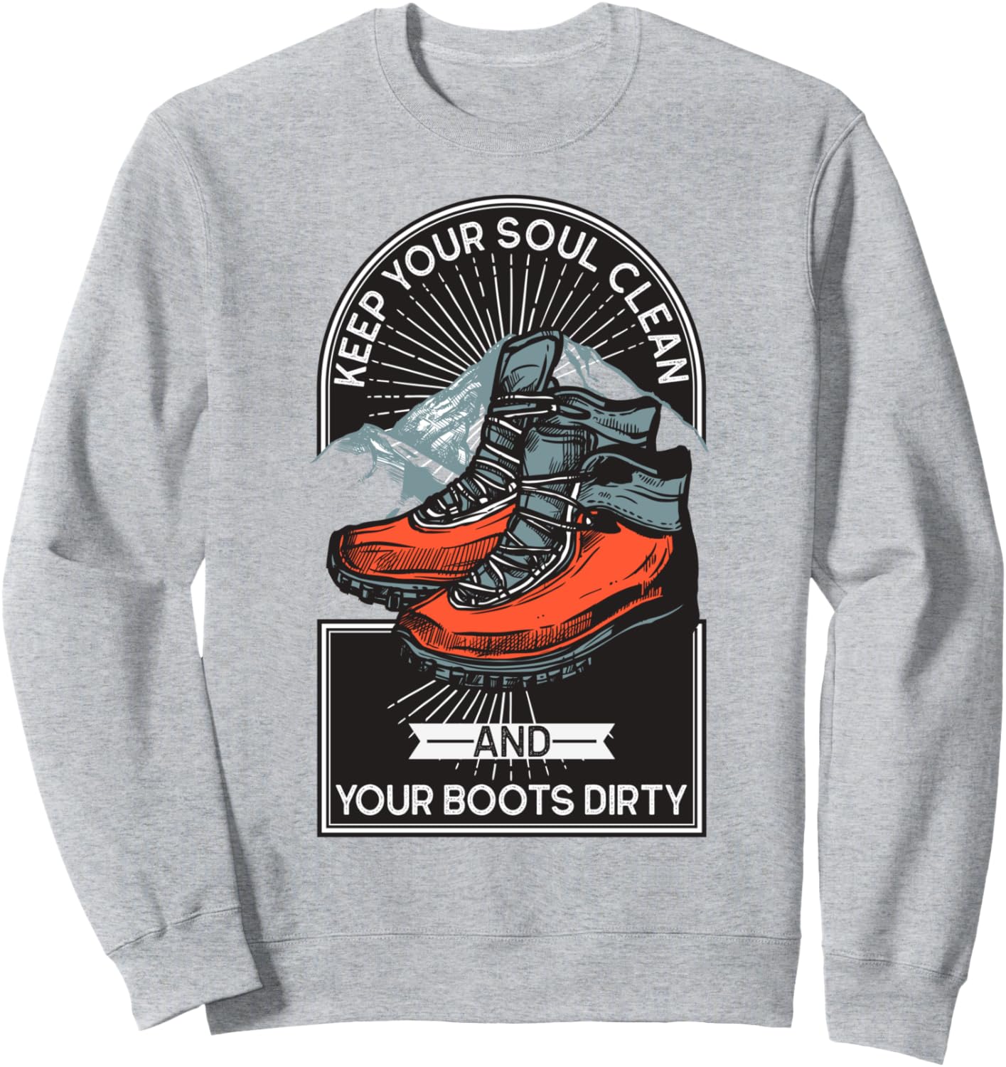 

Толстовка Camp Keep Your Boots Dirty Funny Summer Hiking Gear, серая Happy Camping Crew - Family Camping Gear & Clothes, Серый, Толстовка Camp Keep Your Boots Dirty Funny Summer Hiking Gear, серая Happy Camping Crew - Family Camping Gear & Clothes