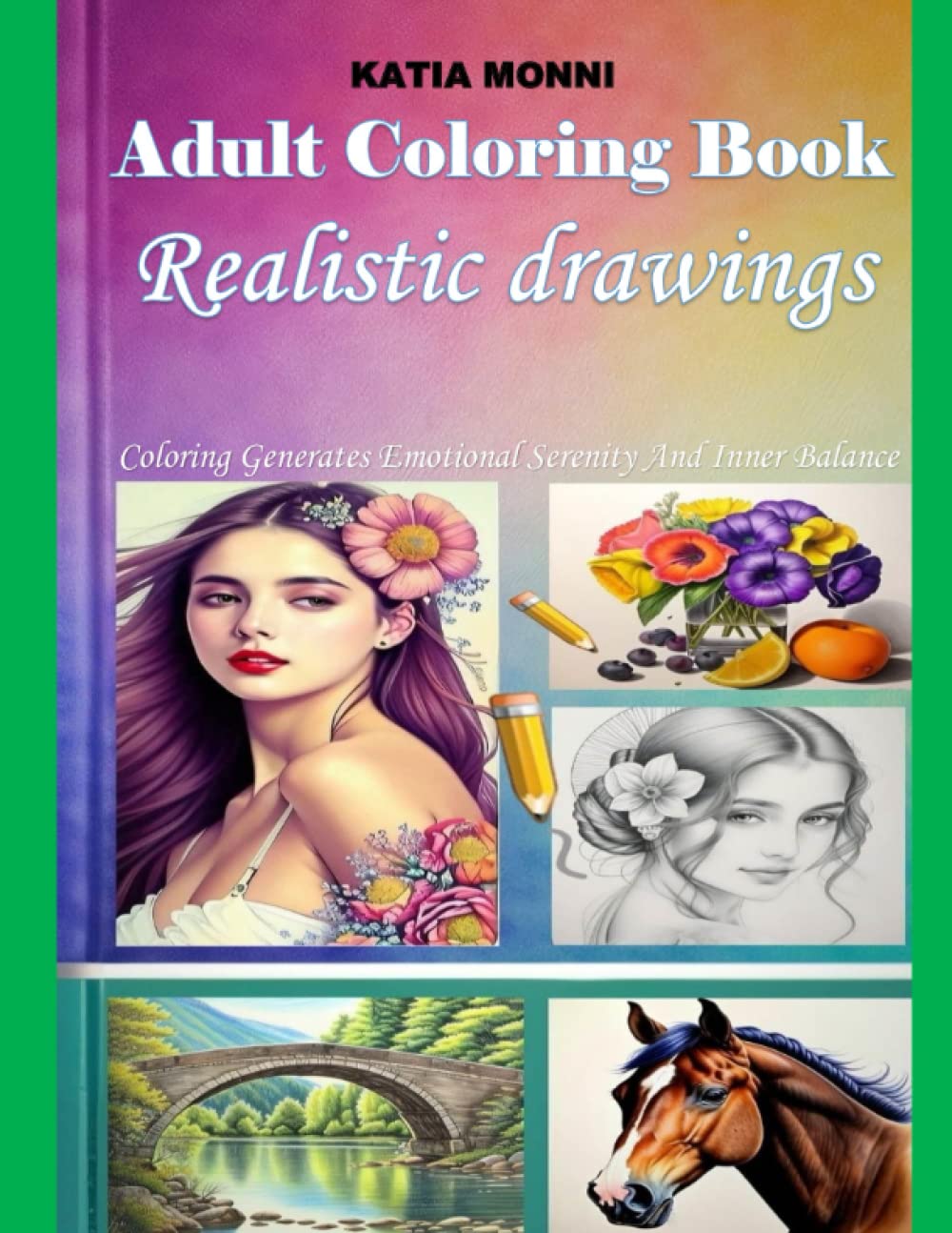 

Adult Coloring Book - Art Therapy: Realistic drawing