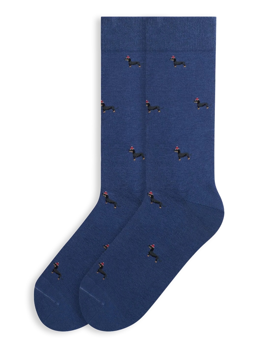 

Носки Von Jungfeld mit Weihnachtsmotiven, темно-синий