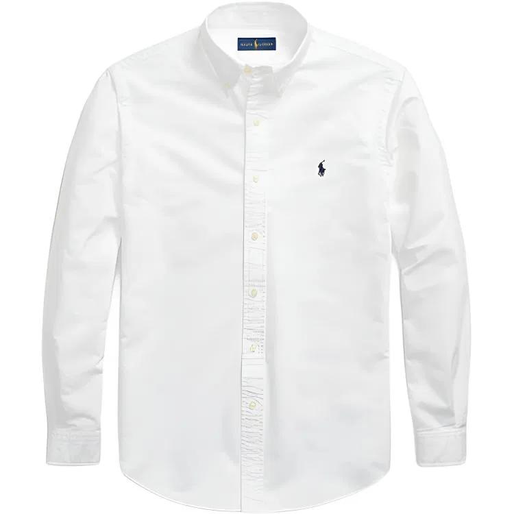 Рубашка мужская с отложным воротником Polo Ralph Lauren белая