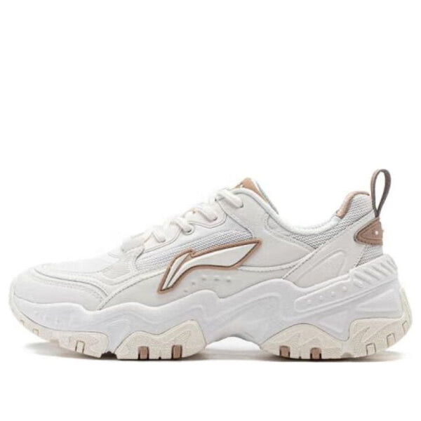 Кроссовки коричневый сахар Li-Ning, белый