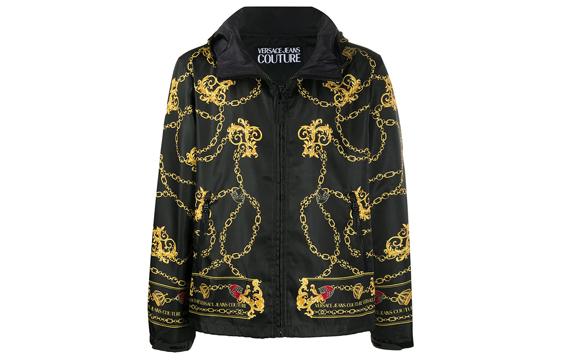 

VERSACE JEANS COUTURE Куртка мужская черная, Black