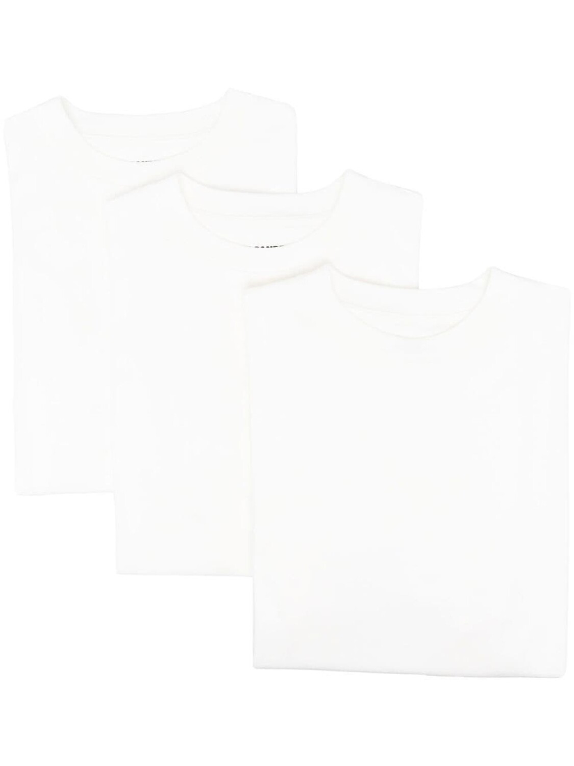 

Jil Sander комплект из трех футболок, белый