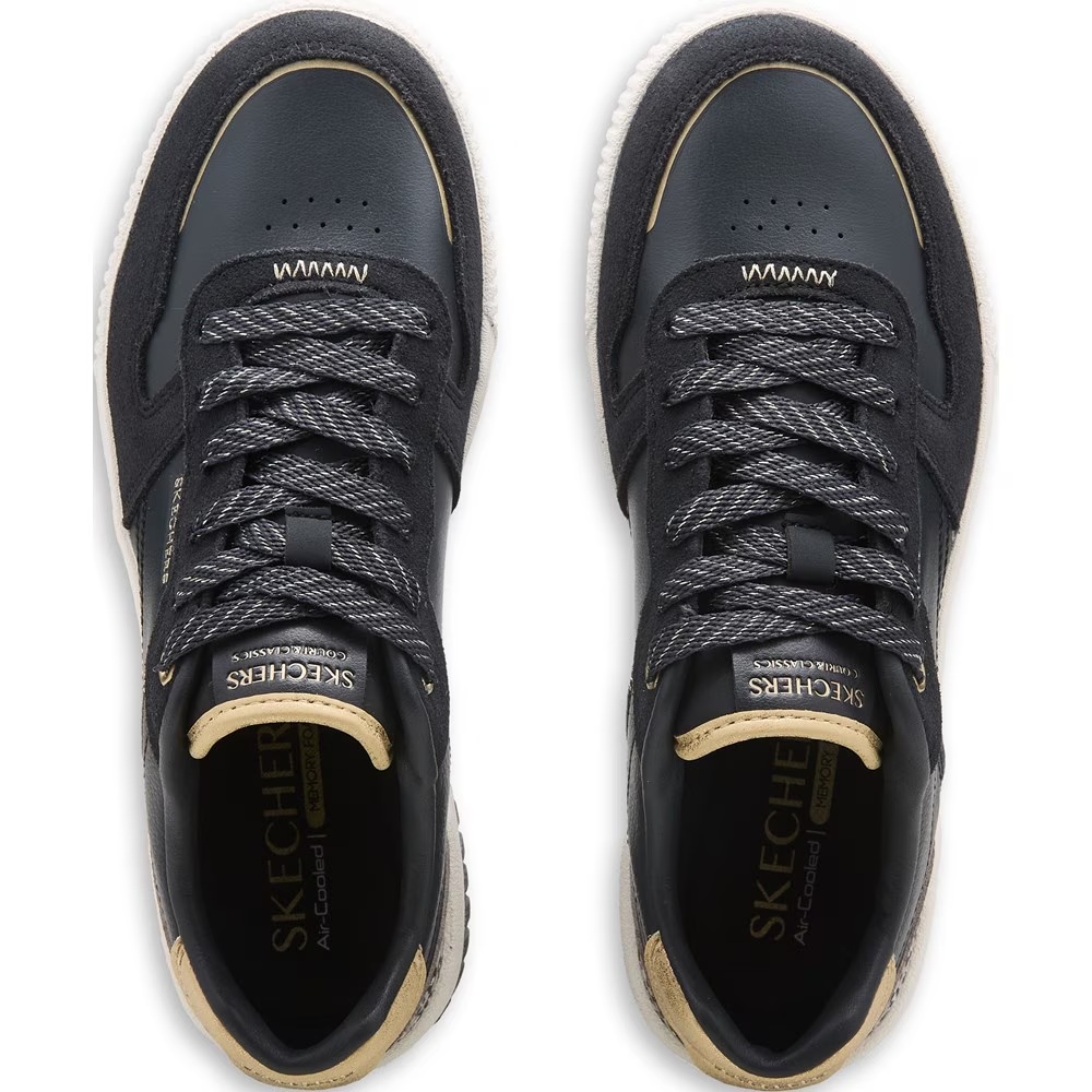 Кроссовки Jade court classic от Skechers, black/leopard — фото 4