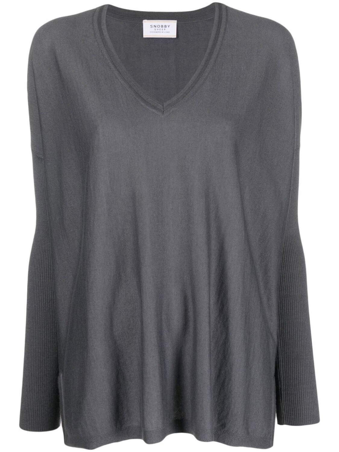 

Wild Cashmere трикотажный топ с длинными рукавами, серый