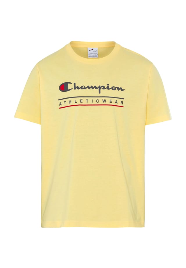 

Футболка с графическим принтом хлопок Champion, цвет ysm