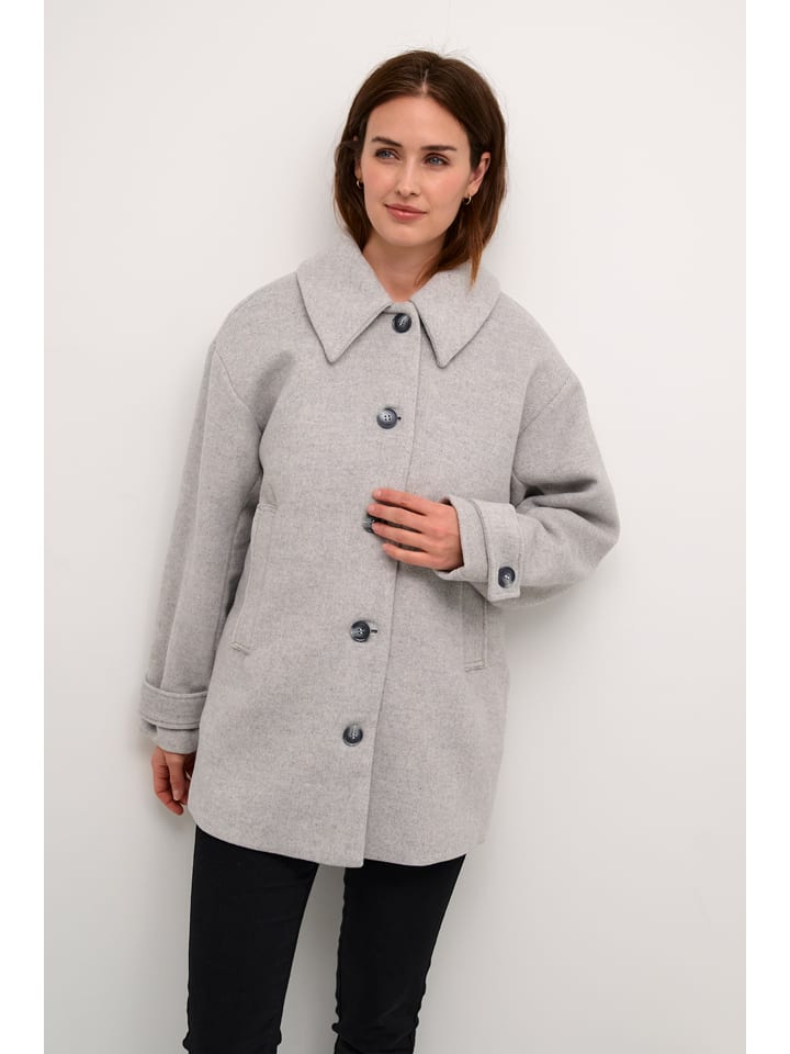 

Kaffe Рубашка-куртка "Майя" светло-серого цвета