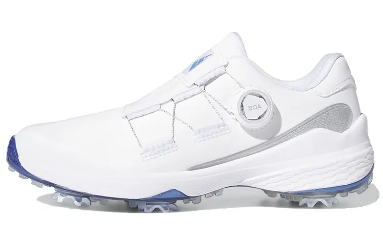 

ZG23 BOA Golf Cloud White Blue Fusion Met. Silver Metallic женские Adidas