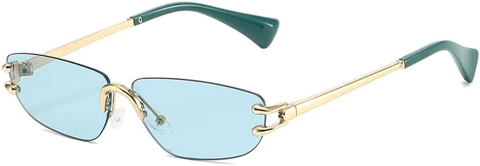 

Солнцезащитные очки UV400 с металлическим градиентом оправы, без оправы, для женщин и мужчин, для бега и занятий спортом на открытом воздухе UYPTK, 6220-c5