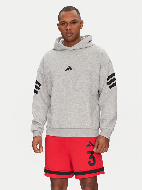 

Толстовка обычного кроя Future Icons 3-Stripes JD4847 Adidas, серый