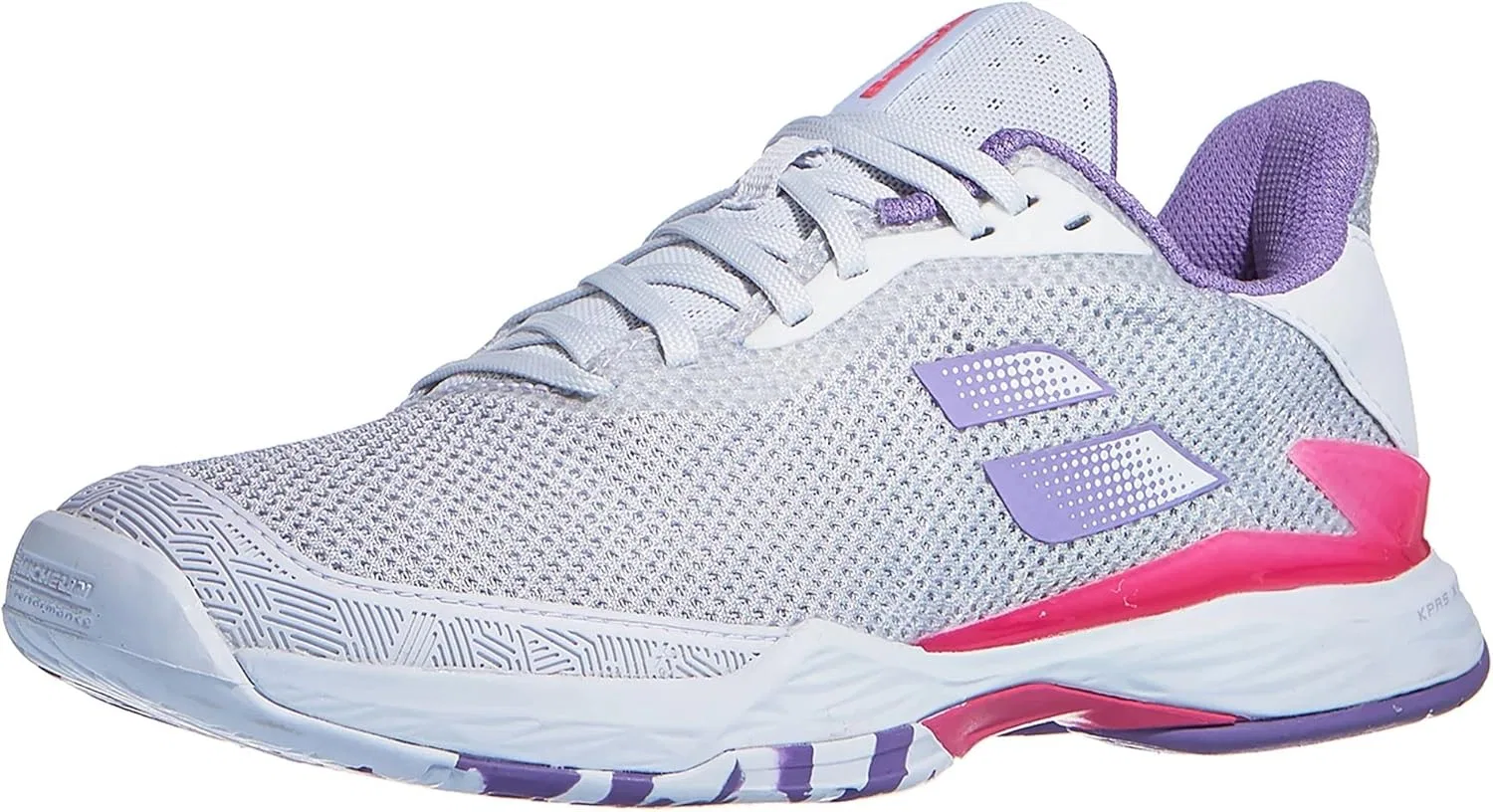 Кроссовки для тенниса Babolat Jet Tere AC, Grey/Aero, White/Lavender — фото 2