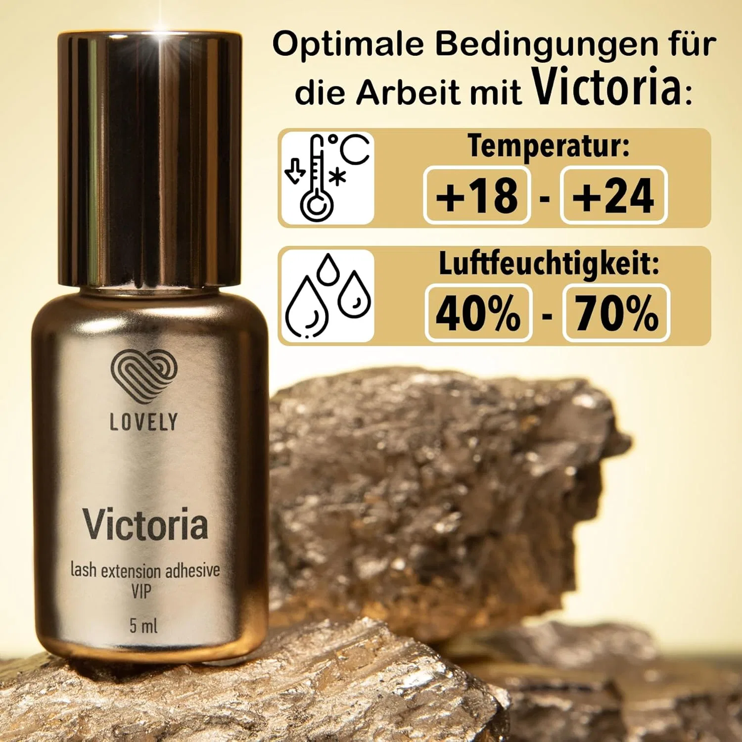 Клей для наращивания ресниц «Victoria» от LOVELY, 5 мл, черный Lovely — фото 4