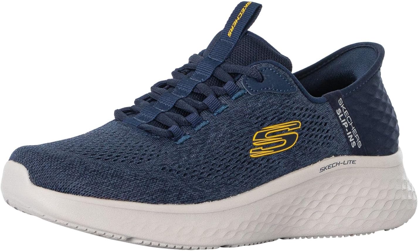 

Мужские кроссовки Skechers Skech-lite Pro Primebase с легким надеванием без использования рук, темно-синий