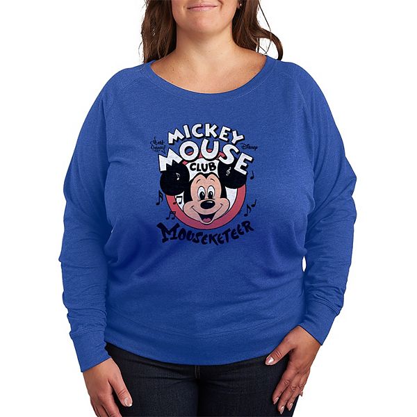 

Футболка с длинным рукавом Mickey Mouse Club Mouseketeer из французского футера Plus size Disney, Heather Royal Blue, Синий, Футболка с длинным рукавом Mickey Mouse Club Mouseketeer из французского футера Plus size Disney, Heather Royal Blue