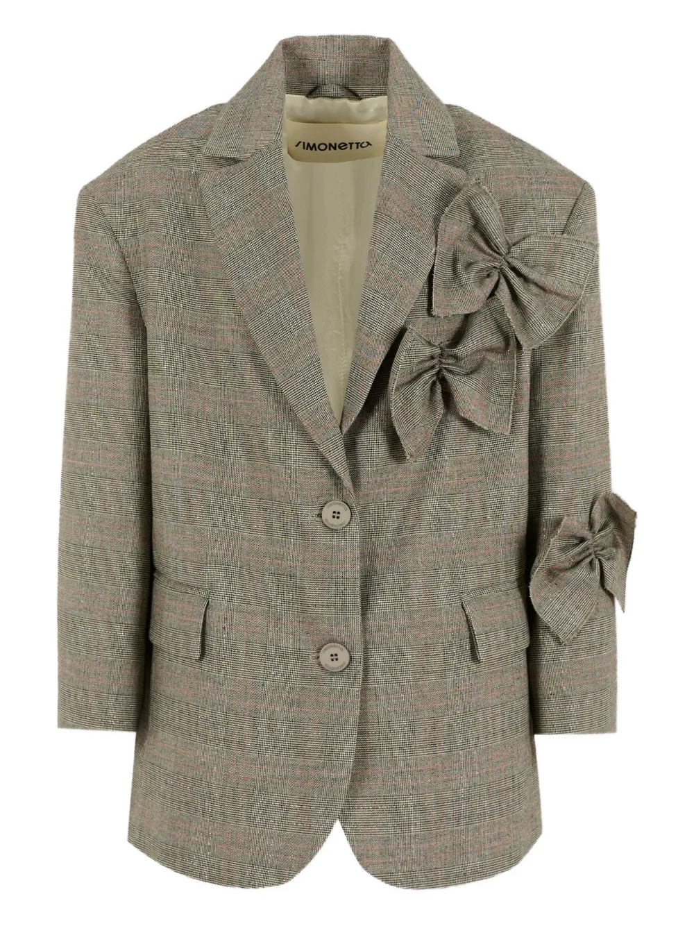 

Блейзер с бантом Simonetta, зеленый