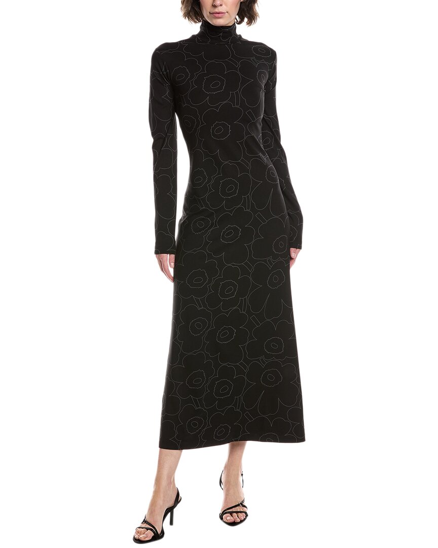 

Маримекко Ойви Уникко Миди платье Marimekko, черный