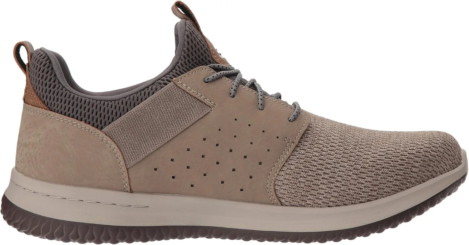Мужские кроссовки Skechers Delson Camben, коричневый/бежевый — фото 4