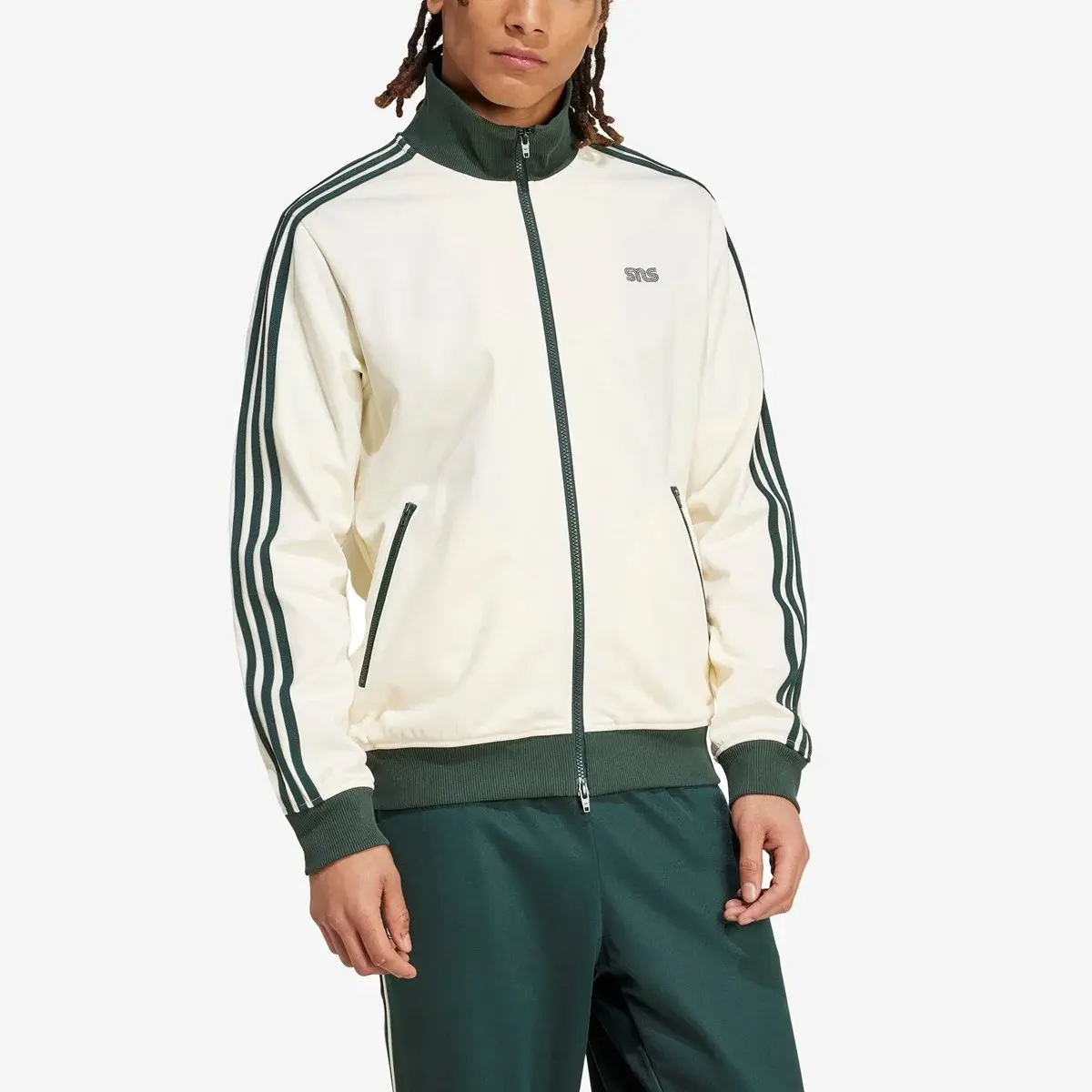 Куртка TRACK TOP мужская белый Adidas Originals — фото 3