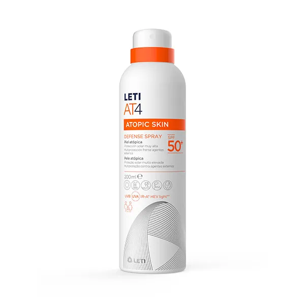 

Солнцезащитный спрей SPF 50+ AT4 Atopic Skin Leti, 200 ml