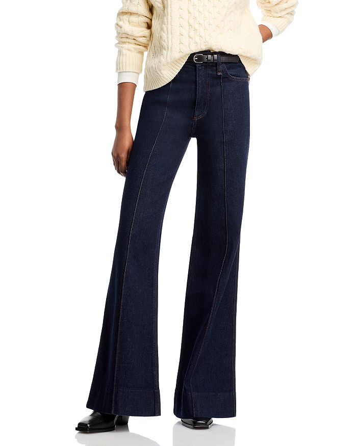 

Джинсы Skylar High Rise Flare в цвете Rinse rag & bone, синий