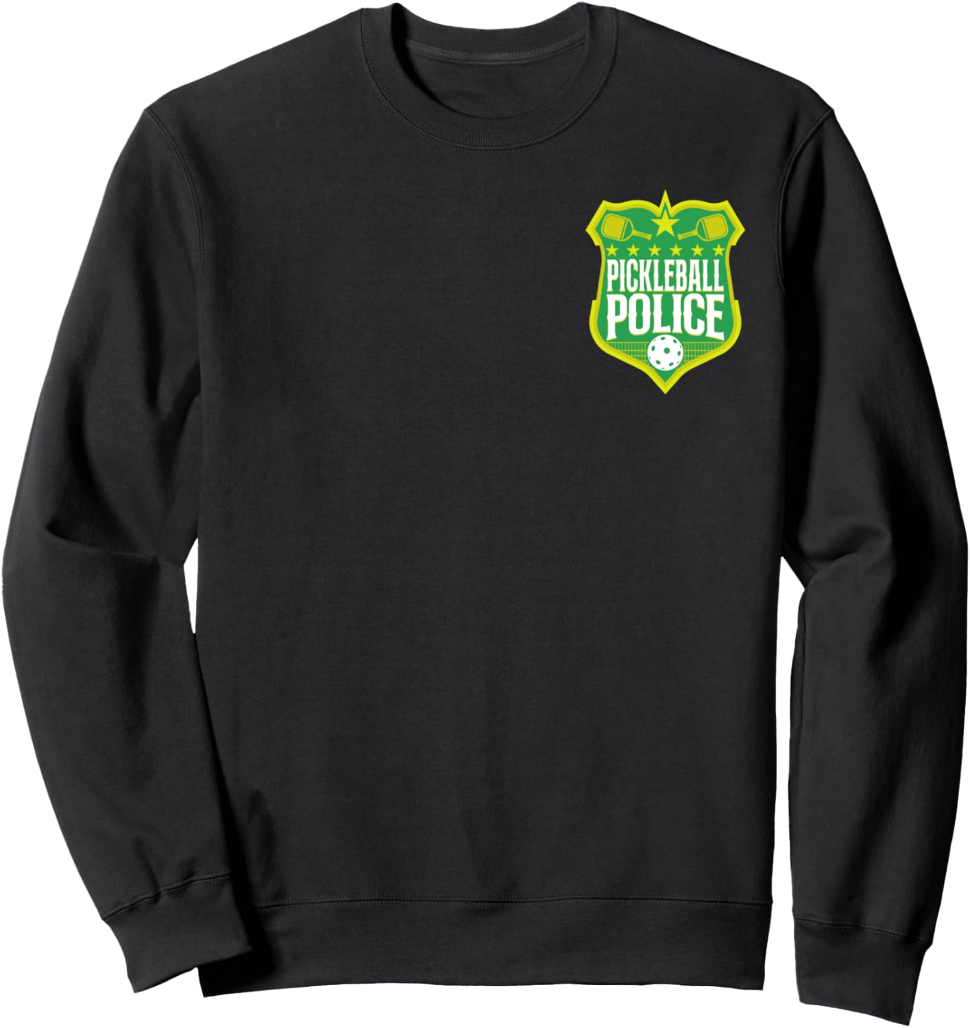 

Значок пиклбола, толстовка с символикой полиции пиклбола Cool Pickleball Player Hd0, черный
