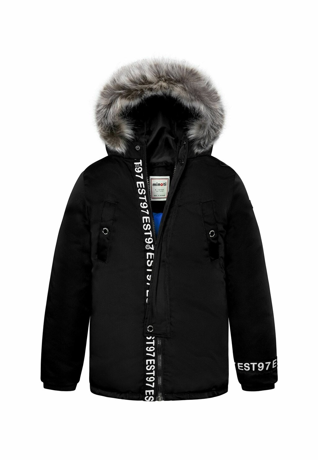 

Зимняя куртка HOODED MINOTI, цвет black