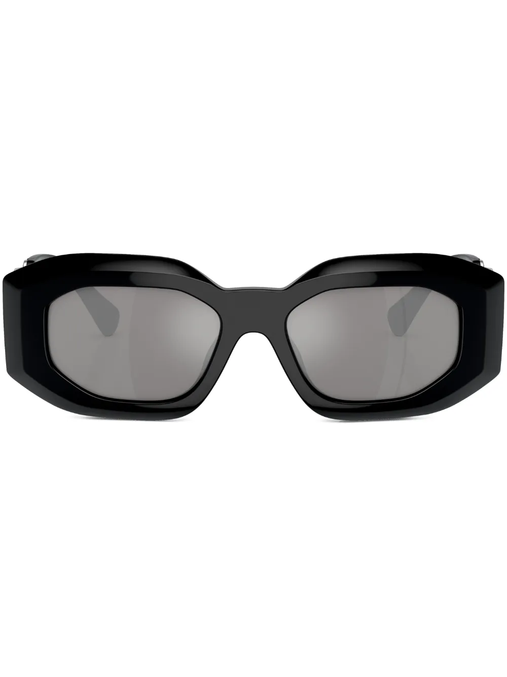

Солнцезащитные очки в прямоугольной оправе Versace Eyewear, черный