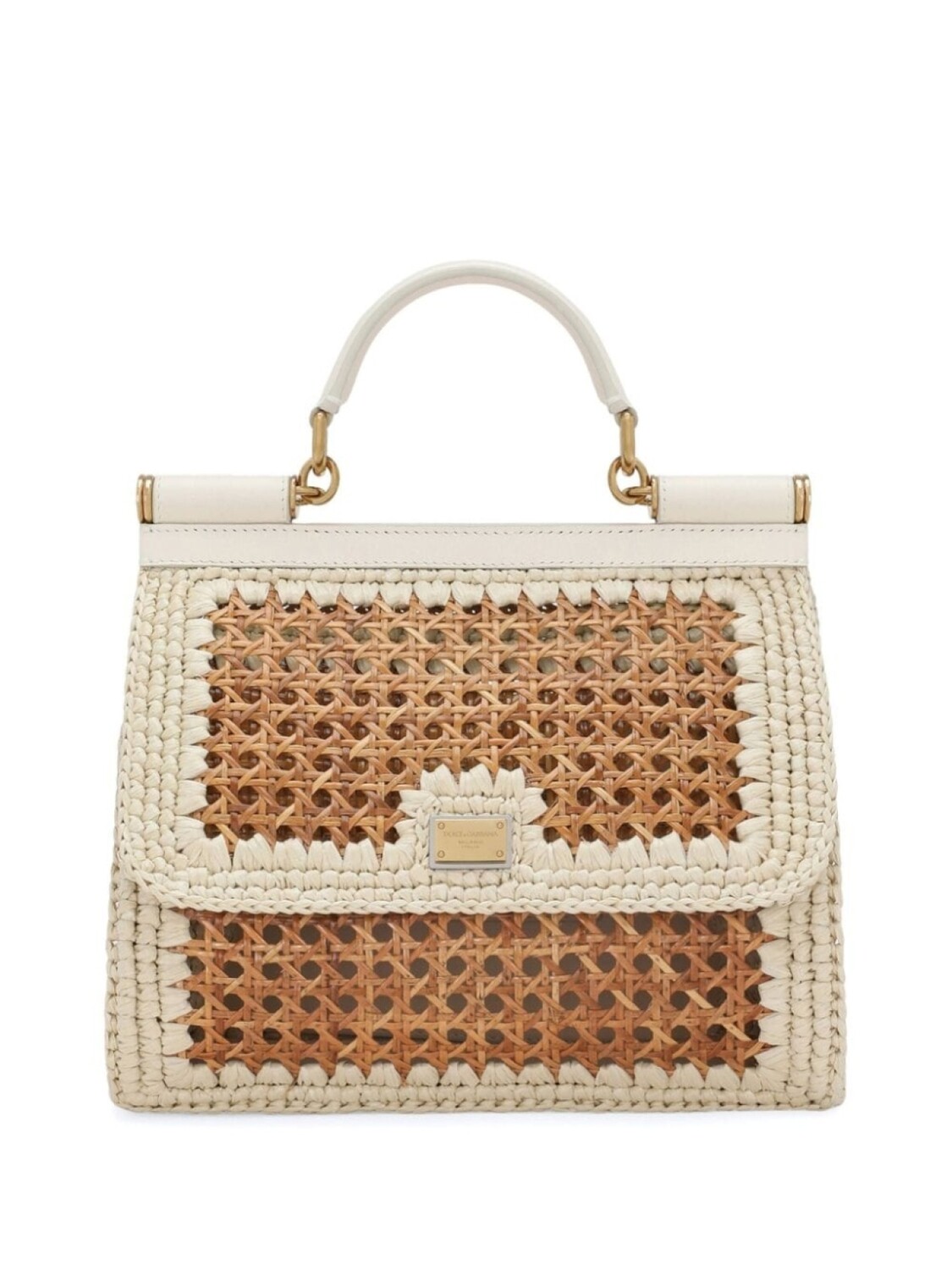 

Dolce & Gabbana большая сумка Sicily, нейтральный цвет