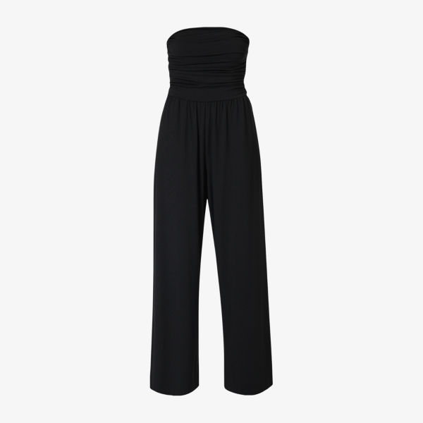 

Бандо-комбинезон с широкими штанинами из модала Sweaty Betty, черный