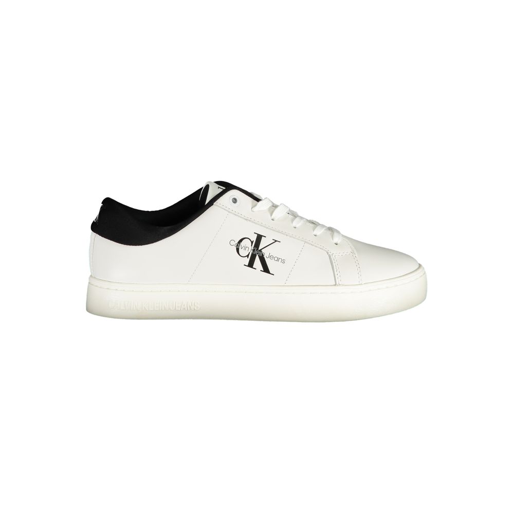 

Белые кроссовки из полиэстера Calvin Klein