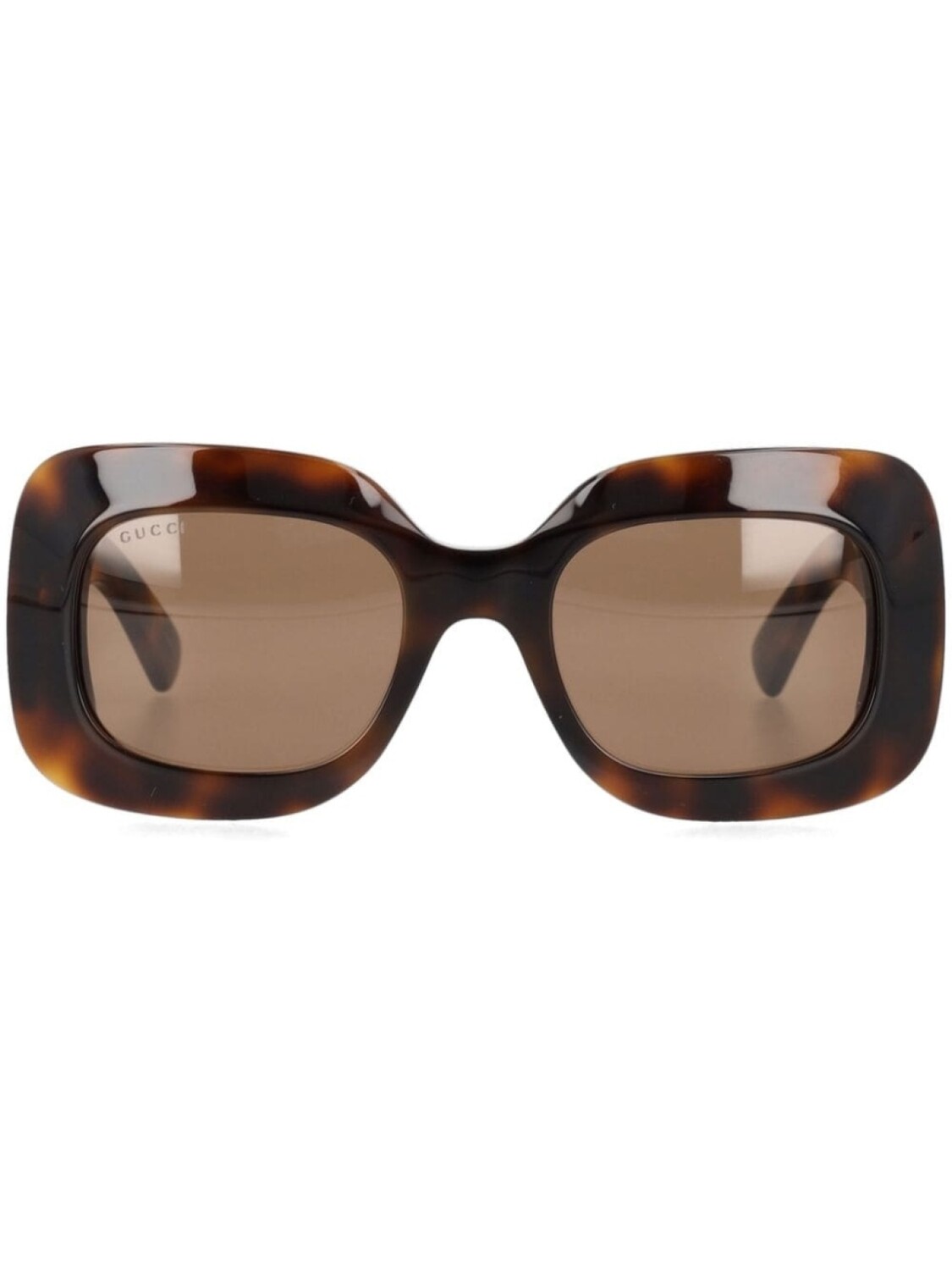 

Gucci Eyewear солнцезащитные очки в квадратной оправе, коричневый